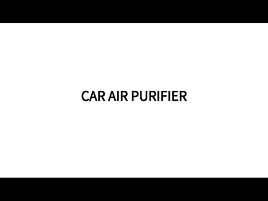 Автомобильный очиститель воздуха ABS с видимым дисплеем качества воздуха